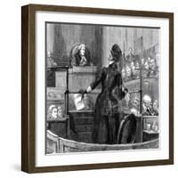 The Trial of Mrs Maybrick at Liverpool, 1889-null-Framed Giclee Print