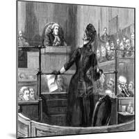 The Trial of Mrs Maybrick at Liverpool, 1889-null-Mounted Giclee Print