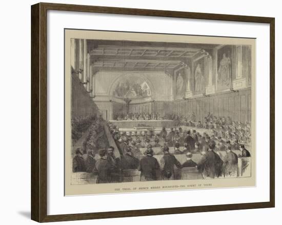 The Trial of Prince Pierre Bonaparte, the Court at Tours-Godefroy Durand-Framed Giclee Print