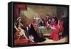 The Trial of Queen Catherine, 19th Century-Henry Nelson O'Neil-Framed Stretched Canvas