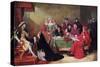 The Trial of Queen Catherine, 19th Century-Henry Nelson O'Neil-Stretched Canvas