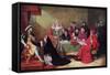 The Trial of Queen Catherine, 19th Century-Henry Nelson O'Neil-Framed Stretched Canvas