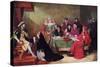 The Trial of Queen Catherine, 19th Century-Henry Nelson O'Neil-Stretched Canvas