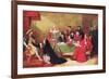 The Trial of Queen Catherine, Illustration from 'Hutchinson's History of the Nations', c.1910-Henry Nelson O'Neil-Framed Giclee Print