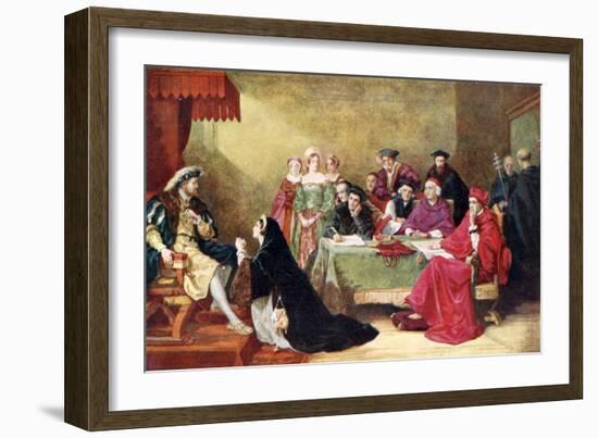 The Trial of Queen Catherine-Henry O'Neill-Framed Giclee Print