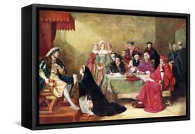 The Trial of Queen Catherine-Henry O'Neill-Framed Stretched Canvas