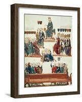 The Trial of Robert D'Artois, Count of Beaumont, Presided Over by Philip VI in 1331-Nicolas Claude Fabri De Peiresc-Framed Giclee Print