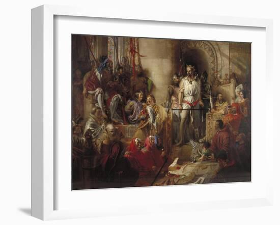 The Trial of Sir William Wallace at Westminster, C1831-1890-William Bell Scott-Framed Giclee Print