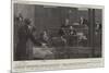 The Trial of the Assassin of the Empress of Austria in the Palais De Justice, Geneva-null-Mounted Giclee Print