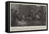 The Trial of the Assassin of the Empress of Austria in the Palais De Justice, Geneva-null-Framed Stretched Canvas