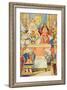 The Trial of the Knave of Hearts, Illustration from Alice in Wonderland by Lewis Carroll-John Tenniel-Framed Giclee Print