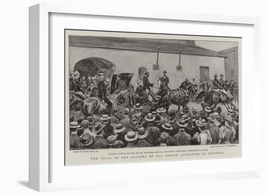 The Trial of the Leaders of the Reform Committee at Pretoria-Frank Dadd-Framed Giclee Print