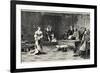 The Trial of the Marriage Between Henry VIII and Catherine of Aragon Which Ends in Divorce-null-Framed Photographic Print