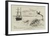 The Trial of the Nordenfelt Submarine Boat at Landskrona-Sydney Prior Hall-Framed Giclee Print