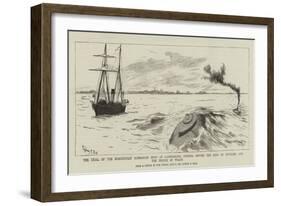 The Trial of the Nordenfelt Submarine Boat at Landskrona-Sydney Prior Hall-Framed Giclee Print