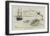 The Trial of the Nordenfelt Submarine Boat at Landskrona-Sydney Prior Hall-Framed Giclee Print