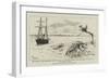 The Trial of the Nordenfelt Submarine Boat at Landskrona-Sydney Prior Hall-Framed Giclee Print