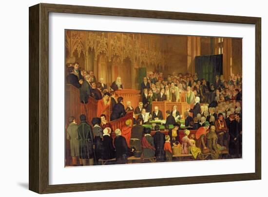 The Trial of the Warranty of a Horse in the County Court of Lancaster Castle-Edward Villiers Rippingille-Framed Giclee Print