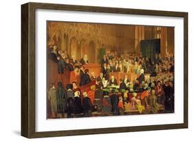 The Trial of the Warranty of a Horse in the County Court of Lancaster Castle-Edward Villiers Rippingille-Framed Giclee Print