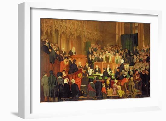 The Trial of the Warranty of a Horse in the County Court of Lancaster Castle-Edward Villiers Rippingille-Framed Giclee Print