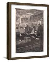 The Trial of Warren Hastings Ad 1788-Henry Marriott Paget-Framed Giclee Print