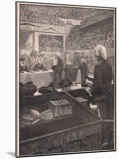 The Trial of Warren Hastings Ad 1788-Henry Marriott Paget-Mounted Giclee Print