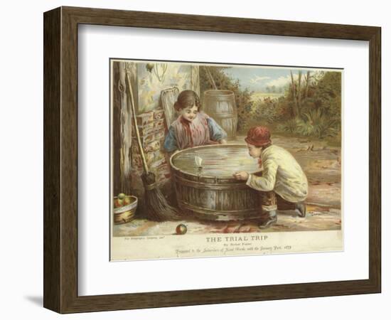 The Trial Trip-Myles Birket Foster-Framed Giclee Print