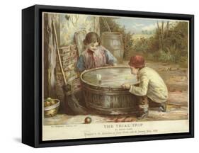 The Trial Trip-Myles Birket Foster-Framed Stretched Canvas