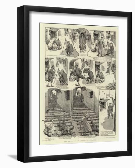 The Trials of an Artist in Tangier-William Ralston-Framed Giclee Print