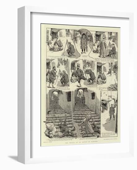 The Trials of an Artist in Tangier-William Ralston-Framed Giclee Print