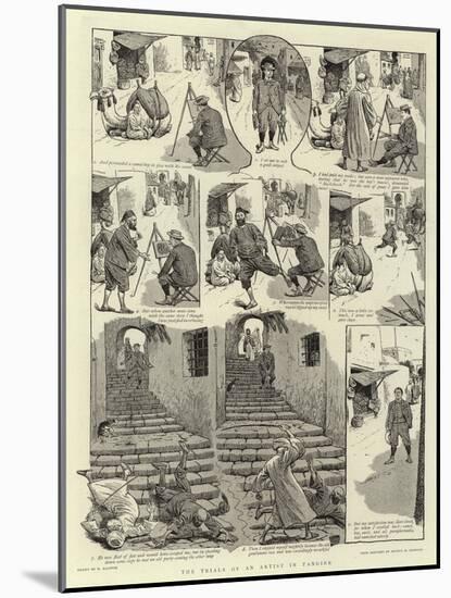 The Trials of an Artist in Tangier-William Ralston-Mounted Giclee Print