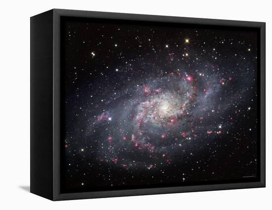 The Triangulum Galaxy-Stocktrek Images-Framed Stretched Canvas