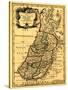The Tribes of Israel in Palestine - Panoramic Map-Lantern Press-Stretched Canvas