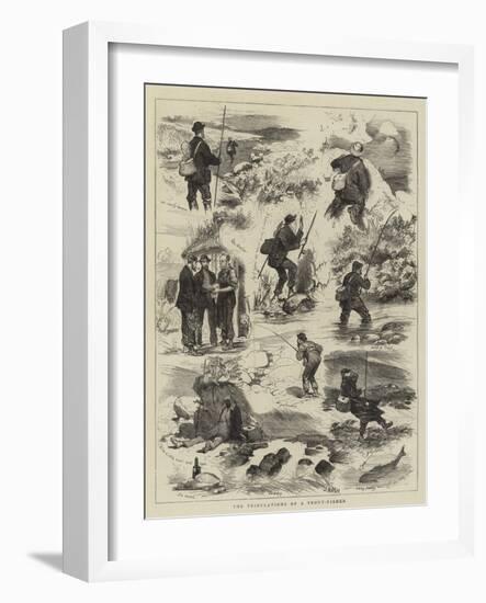 The Tribulations of a Trout-Fisher-Joseph Nash-Framed Giclee Print