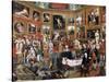 The Tribuna of the Uffizi by Johann Zoffany-Johann Zoffany-Stretched Canvas