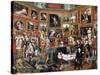 The Tribuna of the Uffizi by Johann Zoffany-Johann Zoffany-Stretched Canvas