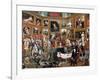 The Tribuna of the Uffizi by Johann Zoffany-Johann Zoffany-Framed Giclee Print