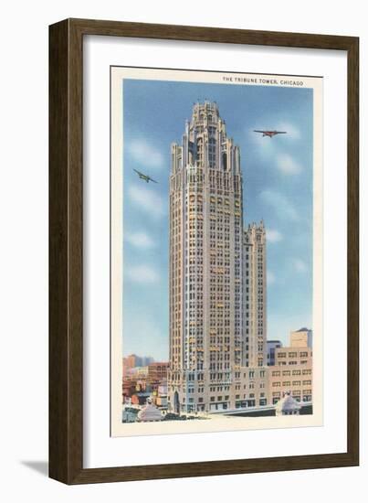 The Tribune Tower, Chicago-null-Framed Art Print