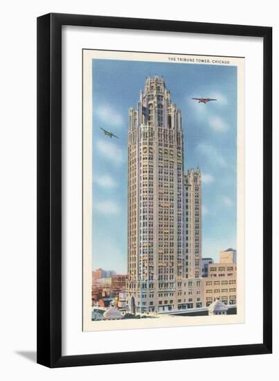 The Tribune Tower, Chicago-null-Framed Art Print