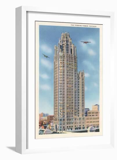 The Tribune Tower, Chicago-null-Framed Art Print