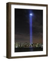 The Tribute in Light Memorial-Stocktrek Images-Framed Photographic Print