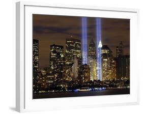 The Tribute in Light Memorial-Stocktrek Images-Framed Photographic Print