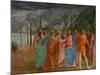 The Tribute Money, 1415-1428-Masaccio-Mounted Giclee Print