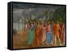 The Tribute Money, 1415-1428-Masaccio-Framed Stretched Canvas