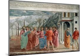 The Tribute Money, 1425-Masaccio Tommaso-Mounted Premium Giclee Print