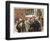 The Tribute Money, C1890-James Jacques Joseph Tissot-Framed Giclee Print