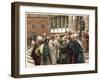 The Tribute Money, C1890-James Jacques Joseph Tissot-Framed Giclee Print