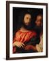 The Tribute Money: Christ and the Pharisee Give Unto Caesar-Titian (Tiziano Vecelli)-Framed Giclee Print