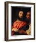 The Tribute Money: Christ and the Pharisee Give Unto Caesar-Titian (Tiziano Vecelli)-Framed Giclee Print