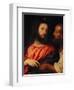 The Tribute Money: Christ and the Pharisee Give Unto Caesar-Titian (Tiziano Vecelli)-Framed Giclee Print